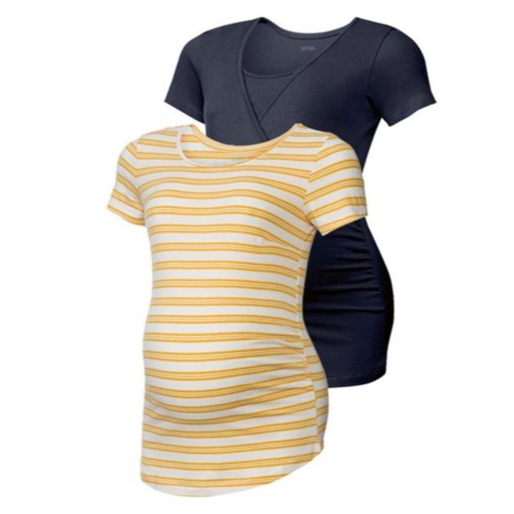 تی شرت بارداری اسمارا مدل LS137 مجموعه دو عددی